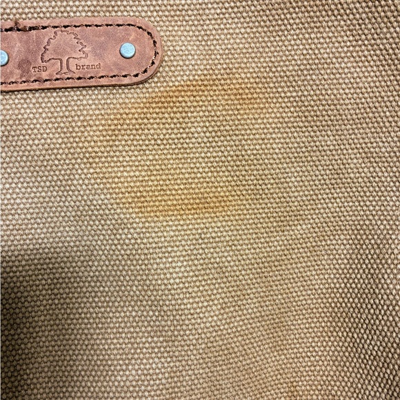 TSD Super Horse canvas leather tote shoulder crossbody unisex carryon - Picture 6 of 16